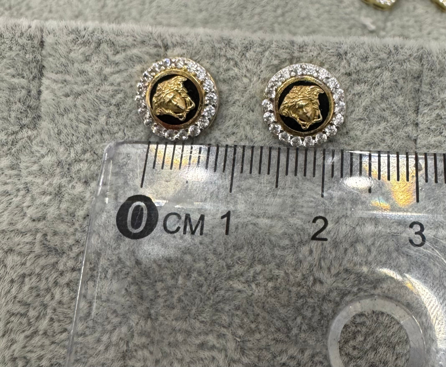 Pendientes medusa 18kt