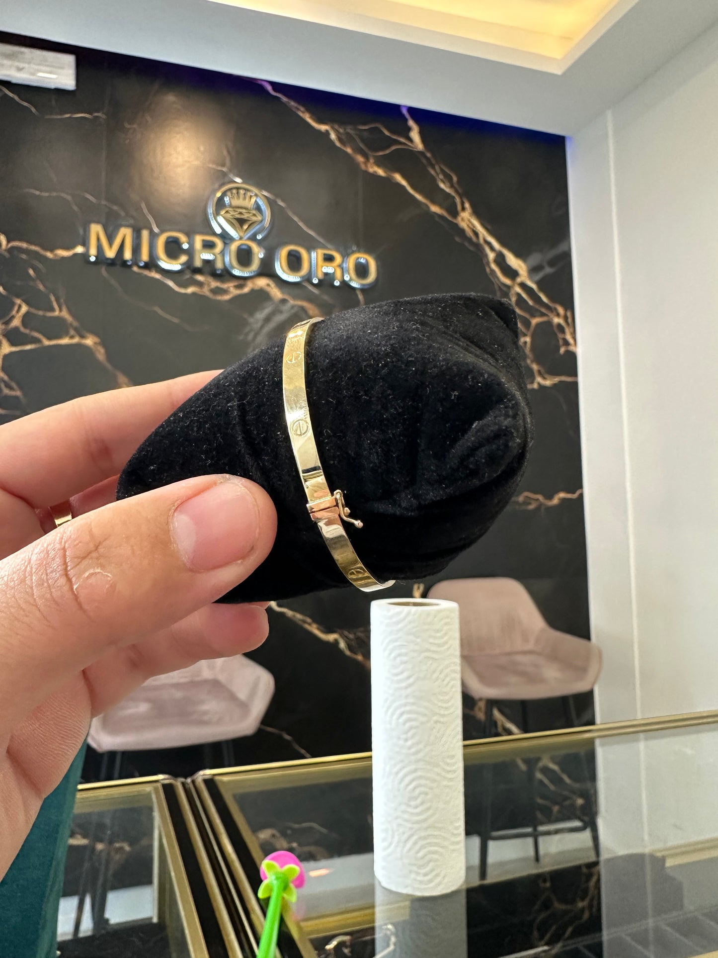 Pulsera rígida oro 18kt