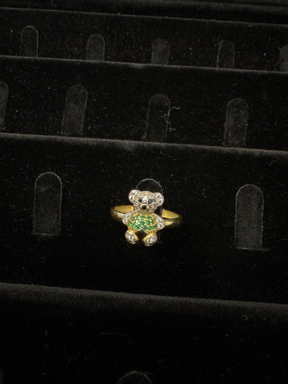 Anillo oso 18kt