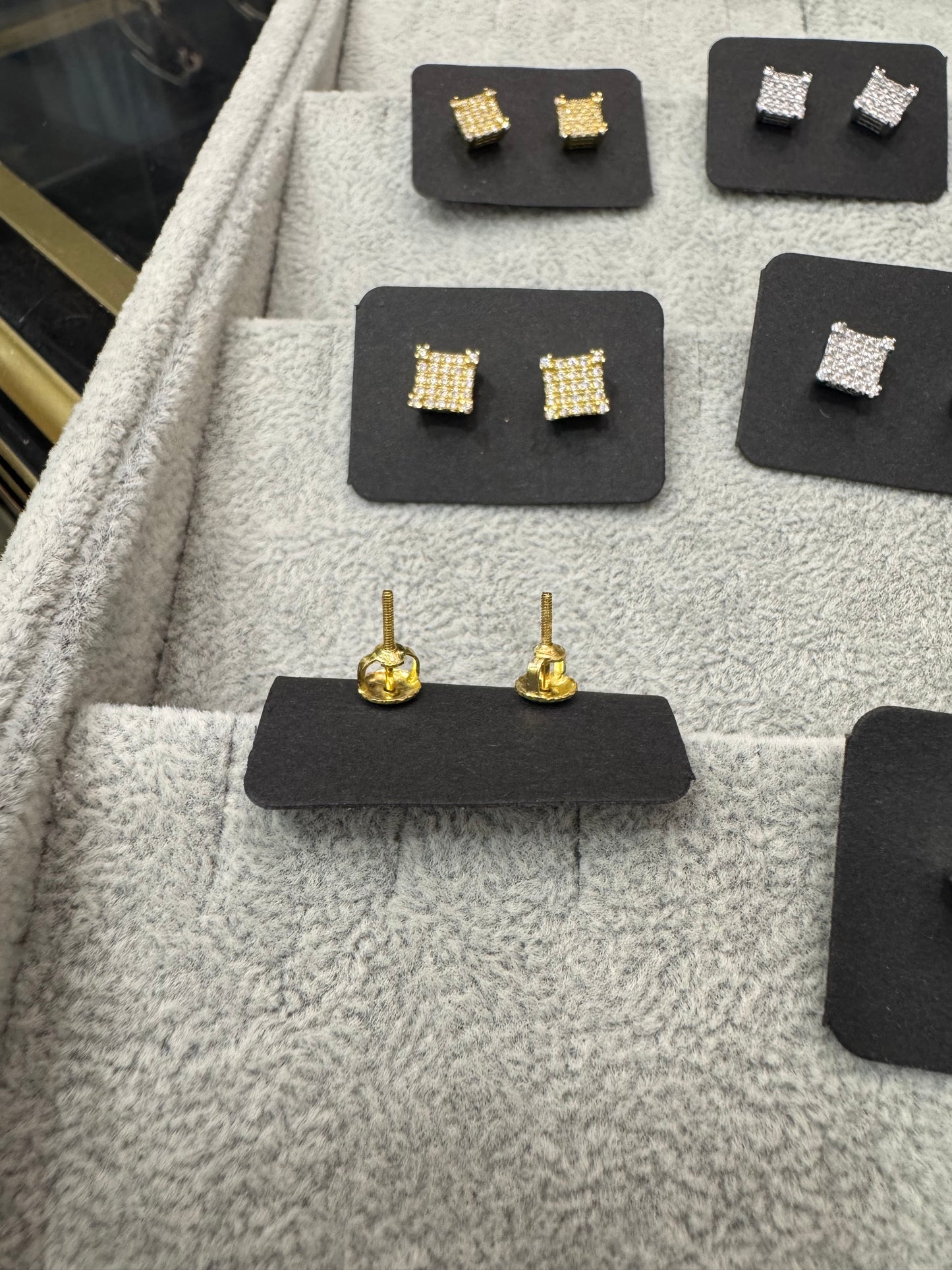 Pendientes plata y mosainita