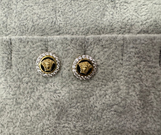 Pendientes medusa 18kt