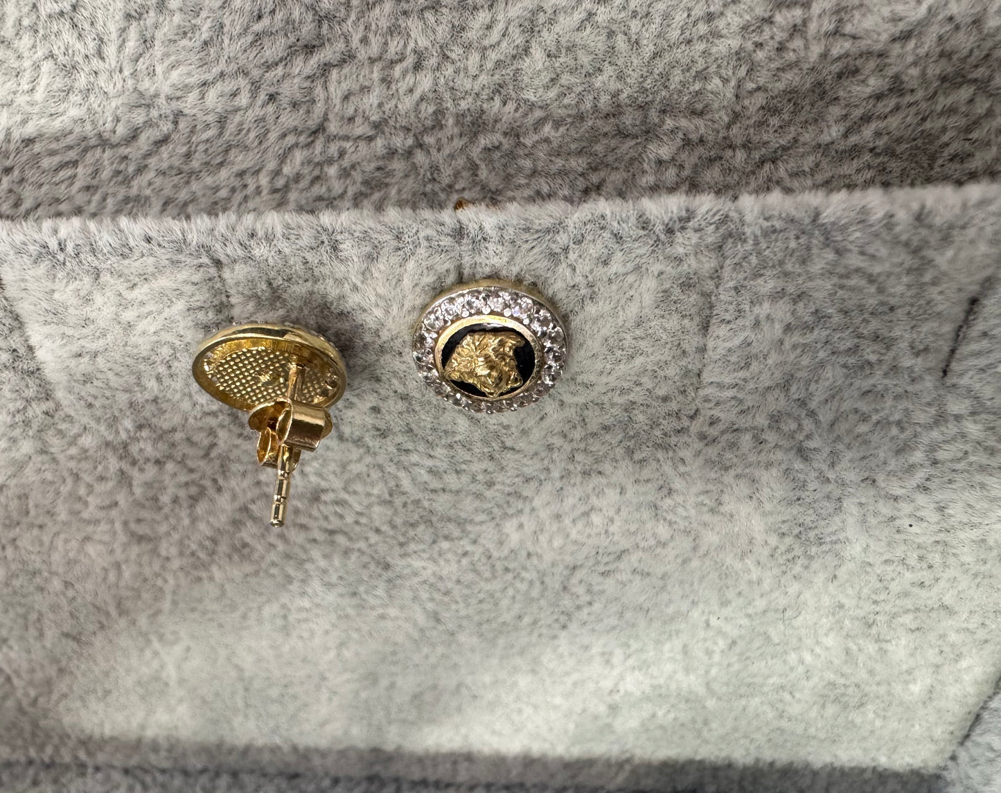 Pendientes medusa 18kt