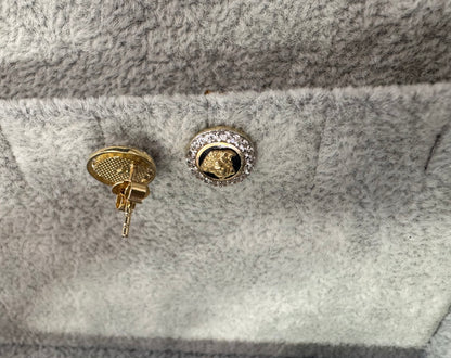 Pendientes medusa 18kt