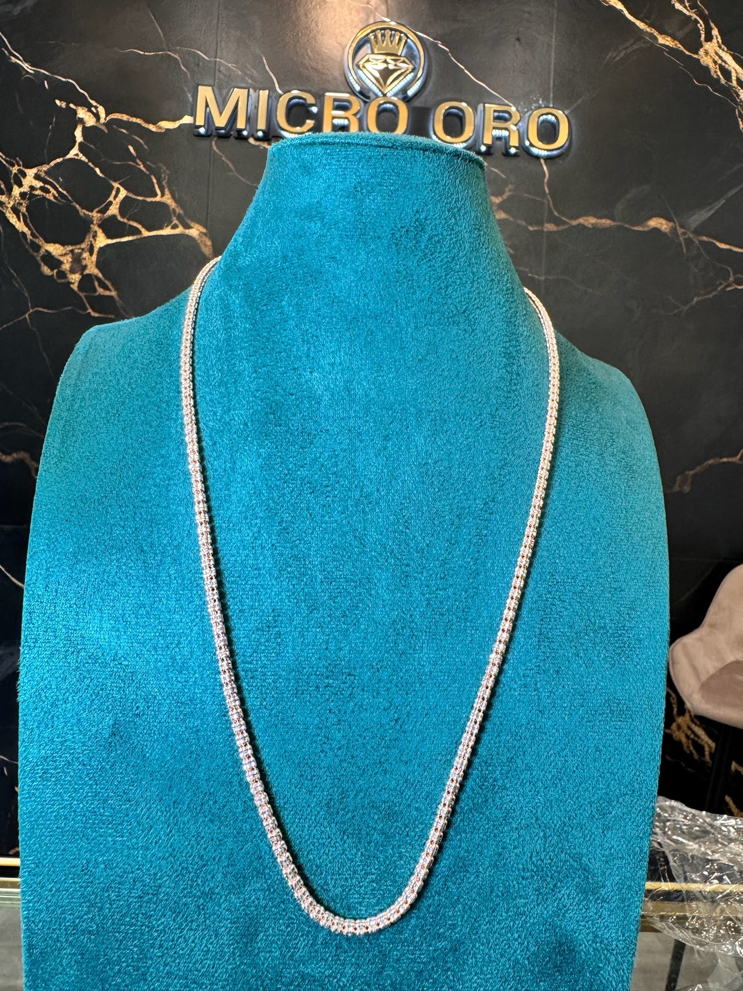 Ice Chain 14 kt rosa