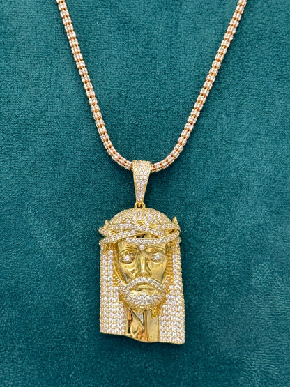 Dije Cara cristo 18kt